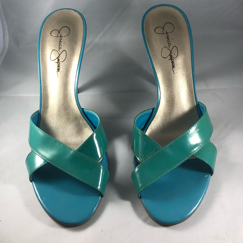 Jessica Simpson high heeled sandals size 9B